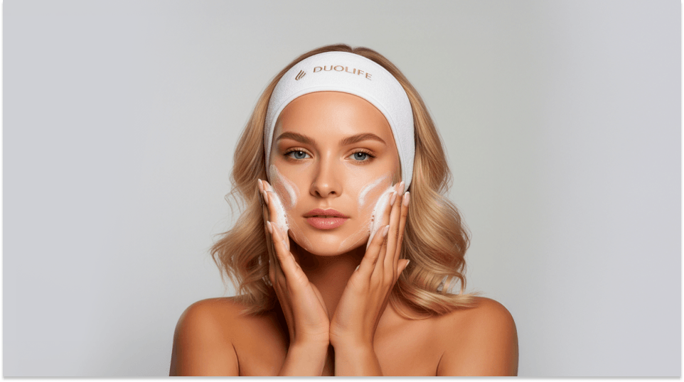 New from DUOLIFE: a cosmetic headband that will add charm to your beauty rituals!